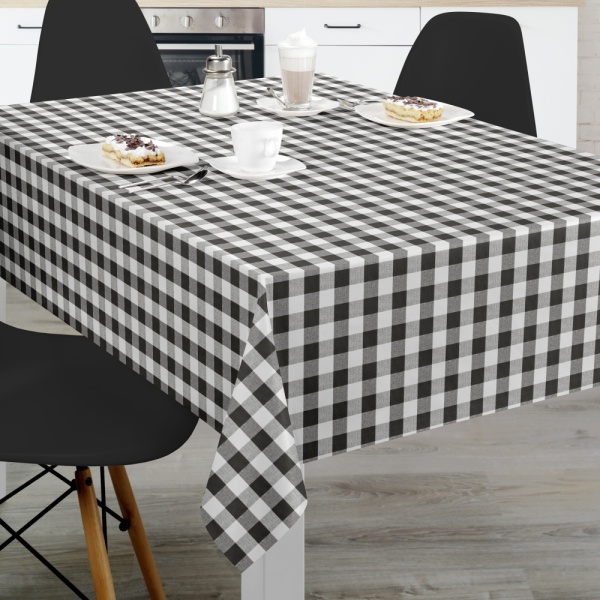 Table Vinyl  - Black Gingham